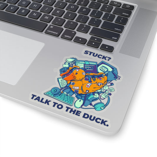 Stuck Debugging? Talk to the Cyber Duck Sticker™