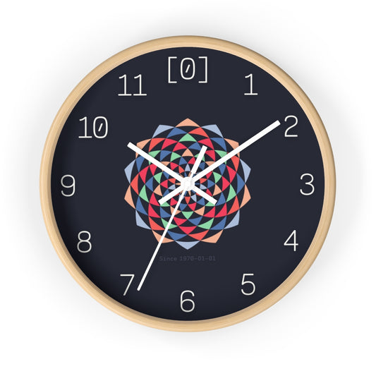 Zero Index Clock - Fractal Flower™